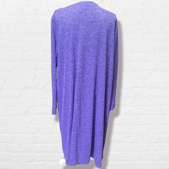 LULAROE SARAH XL WOMENS CARDIGAN NWT PURPLE (1196) - Picture 2 of 4